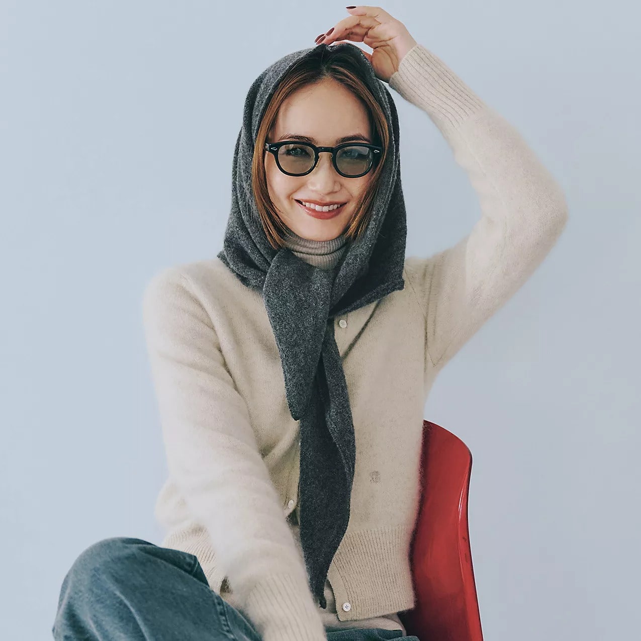 Oblada
TRIANGLE／ニットスカーフ
￥14,300