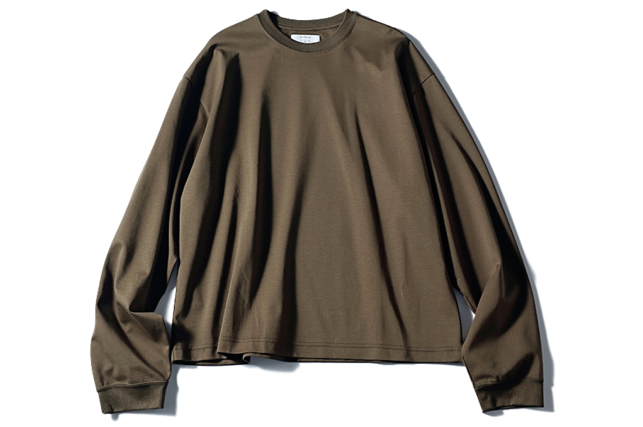 LEE限定 12closet(トゥエルブクローゼット)【洗える】【石上美津江さんコラボ】ボクシーロングスリーブTシャツ