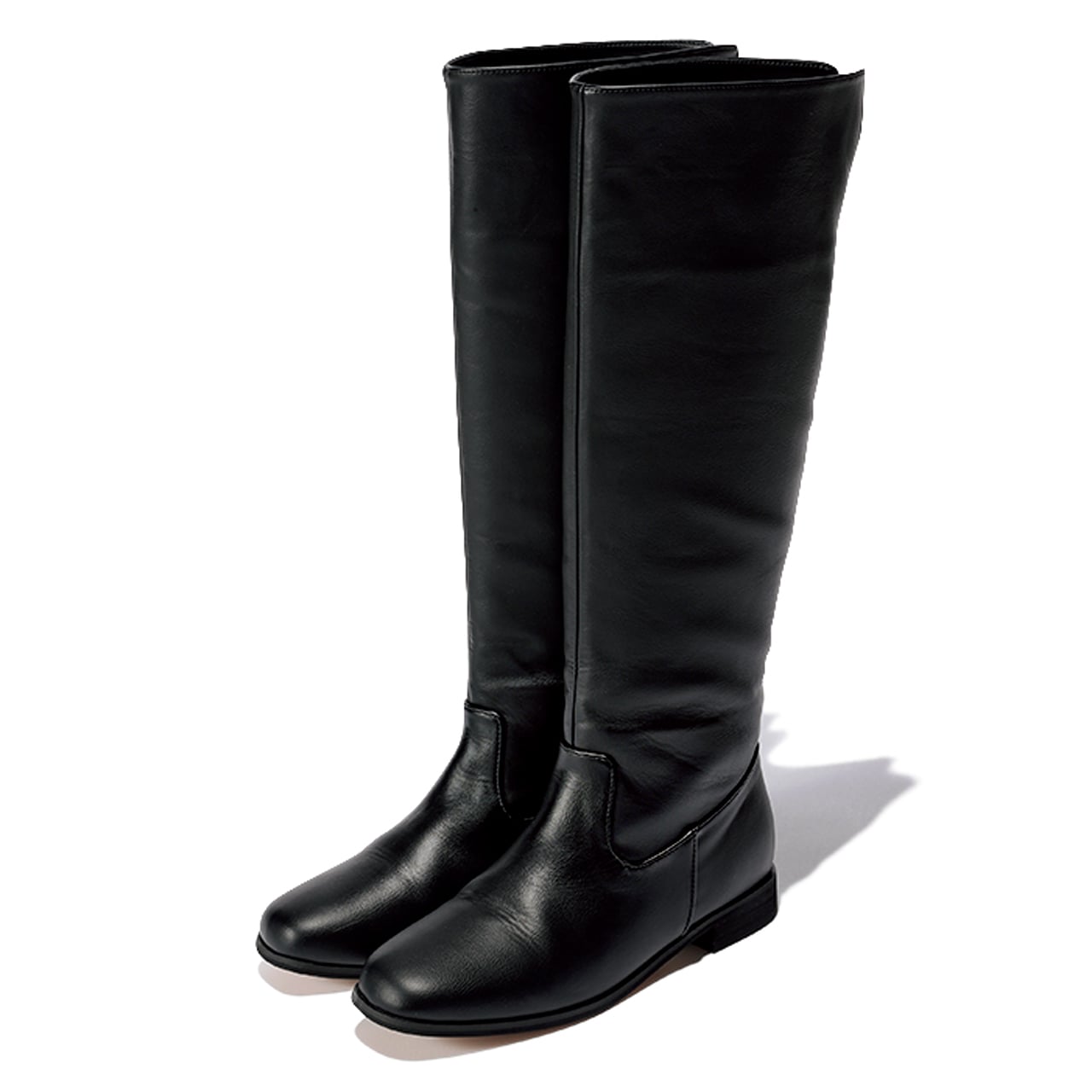 【ROPÉ PICNIC PASSAGE(ロペピクニック パサージュ)】黒の辛口ロングブーツ ¥8789