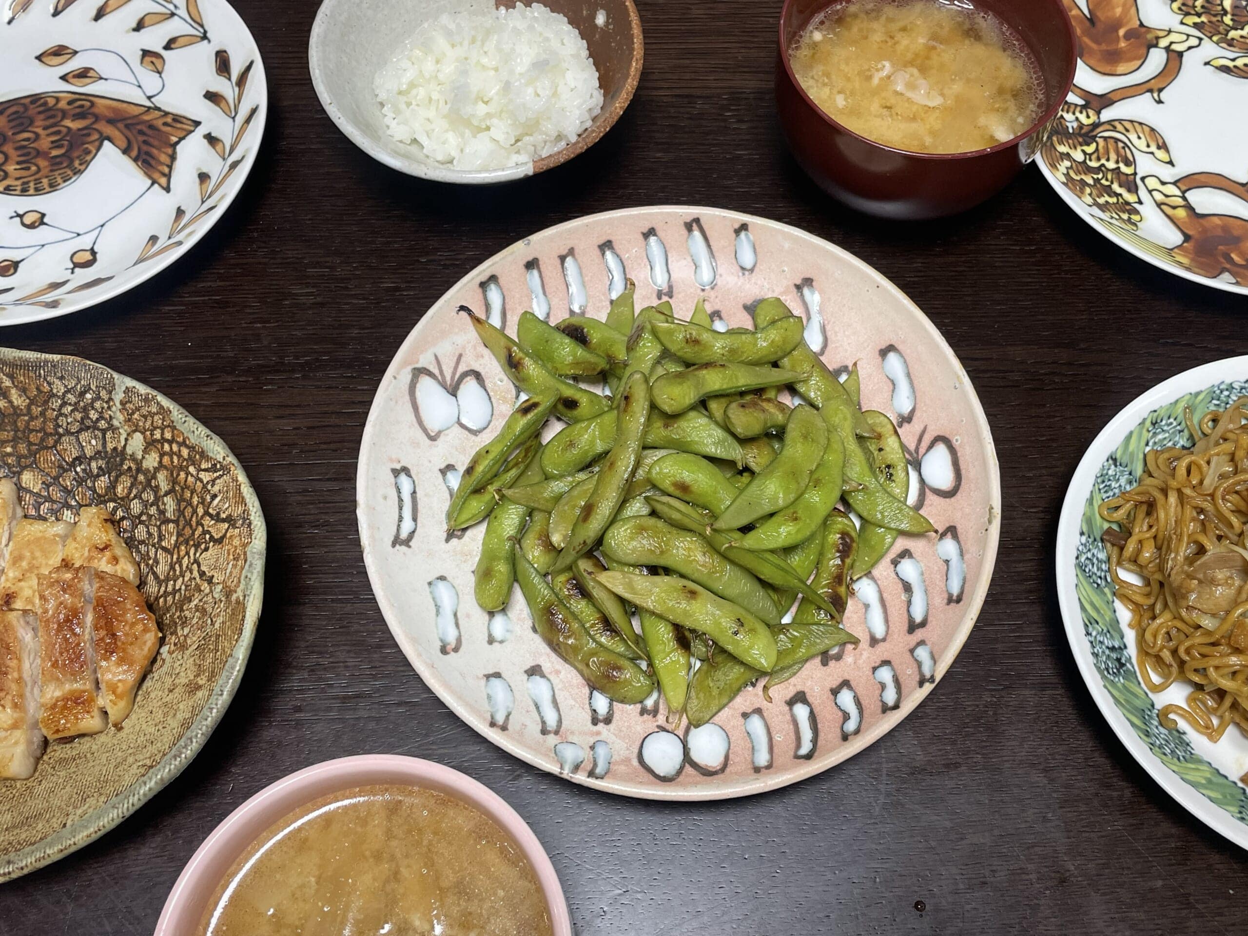 コウケンテツさんのレシピ「焼き枝豆」を40代主婦が作ってみた写真