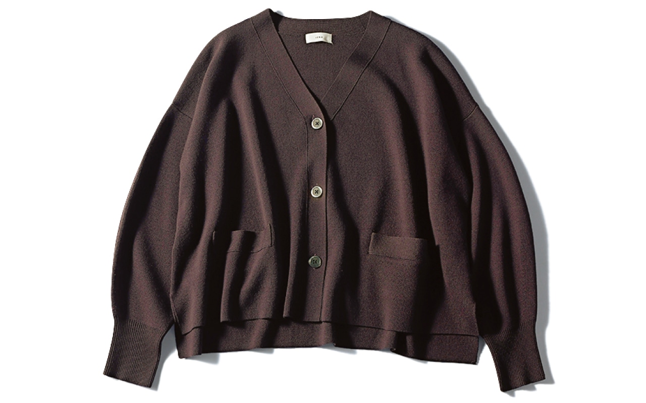 LEE限定 IÉNA(イエナ)【洗える】【LEE別注】スーパーファインスムースショートカーディガン