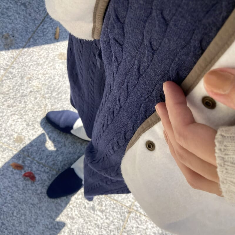 ユニクロ　ケーブルパンツ