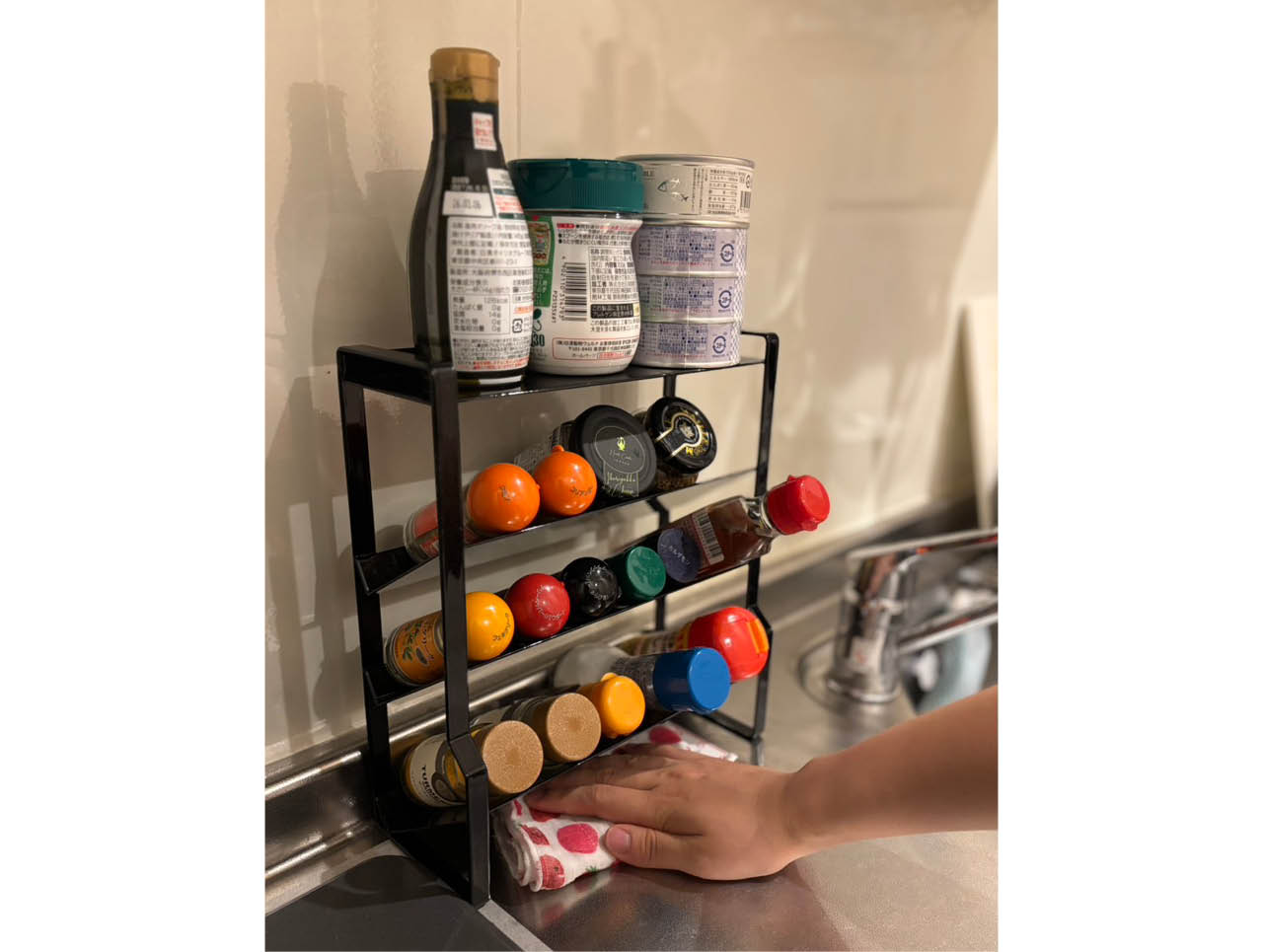 人生初のスパイスラック