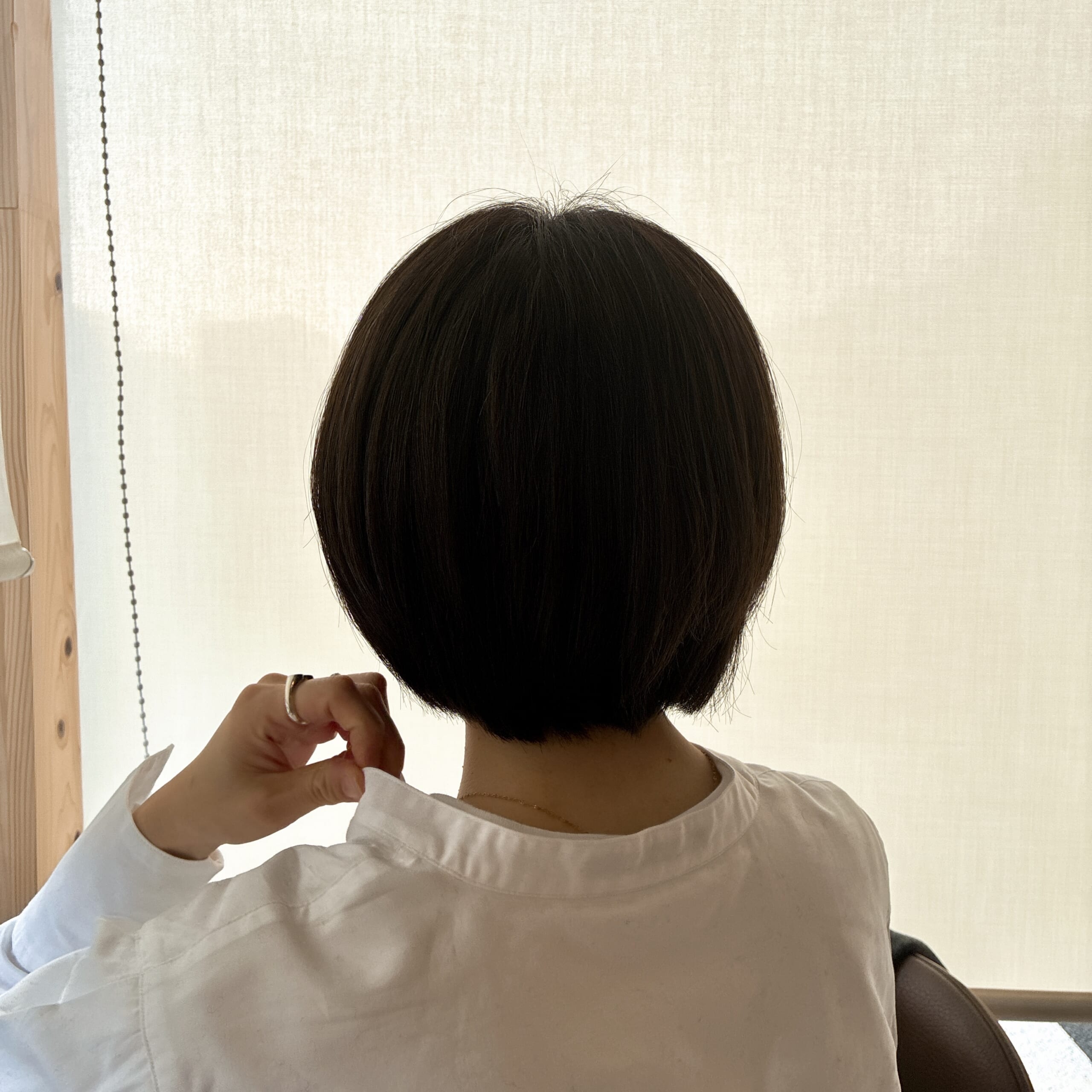 40代　ショートヘア　ショートボブ