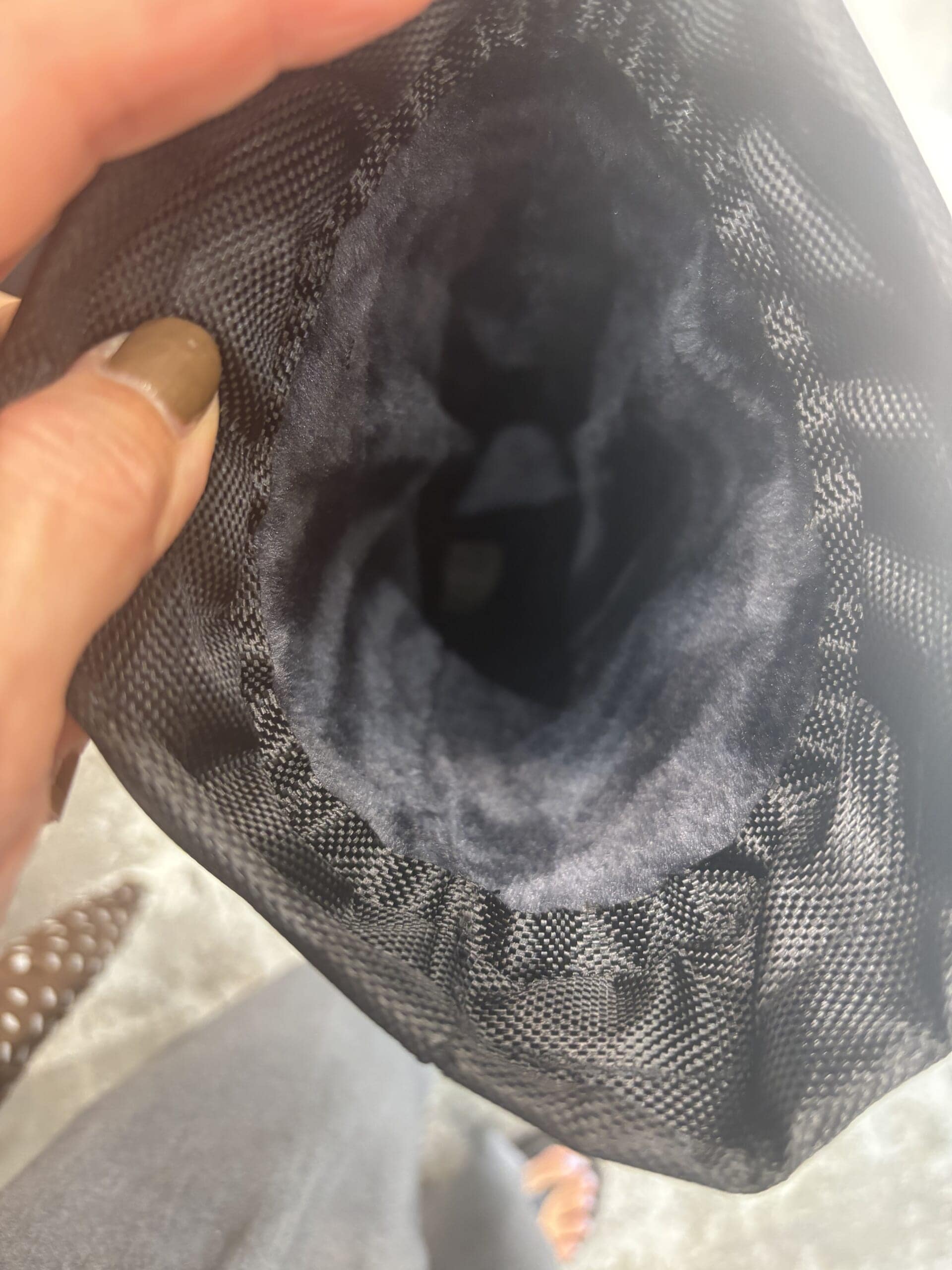 ワークマン　レディース防寒サファリLIGHTレインブーツの裏ボア