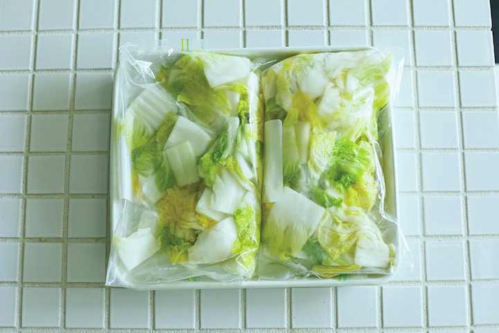 栗原はるみさん　塩もみ白菜