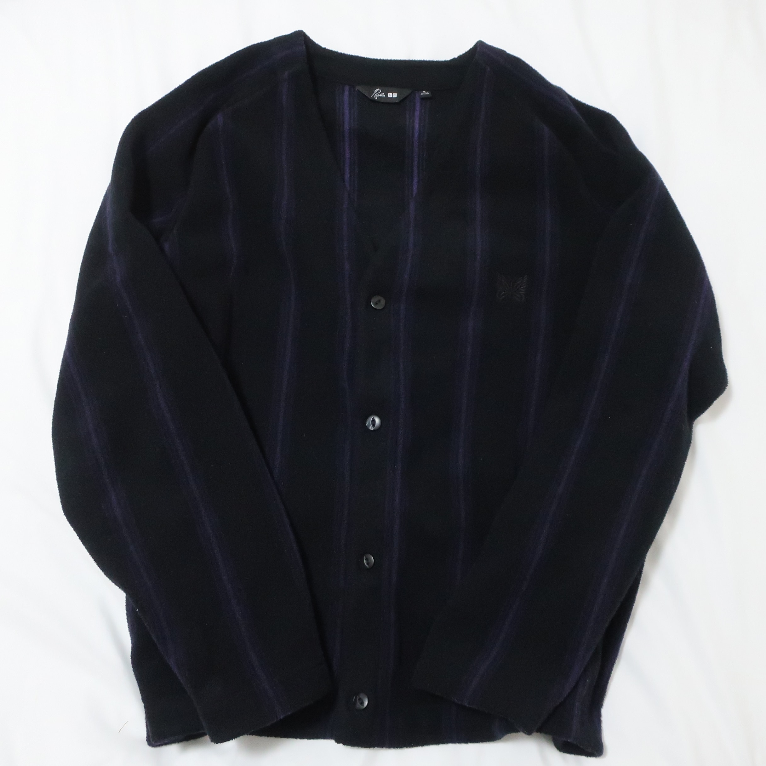 【UNIQLO and NEEDLES】フリースオーバーサイズカーディガン　40代　口コミ