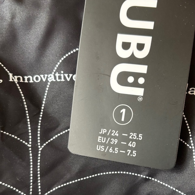 冬用サンダルSUBU（スブ）のサイズがわかる写真