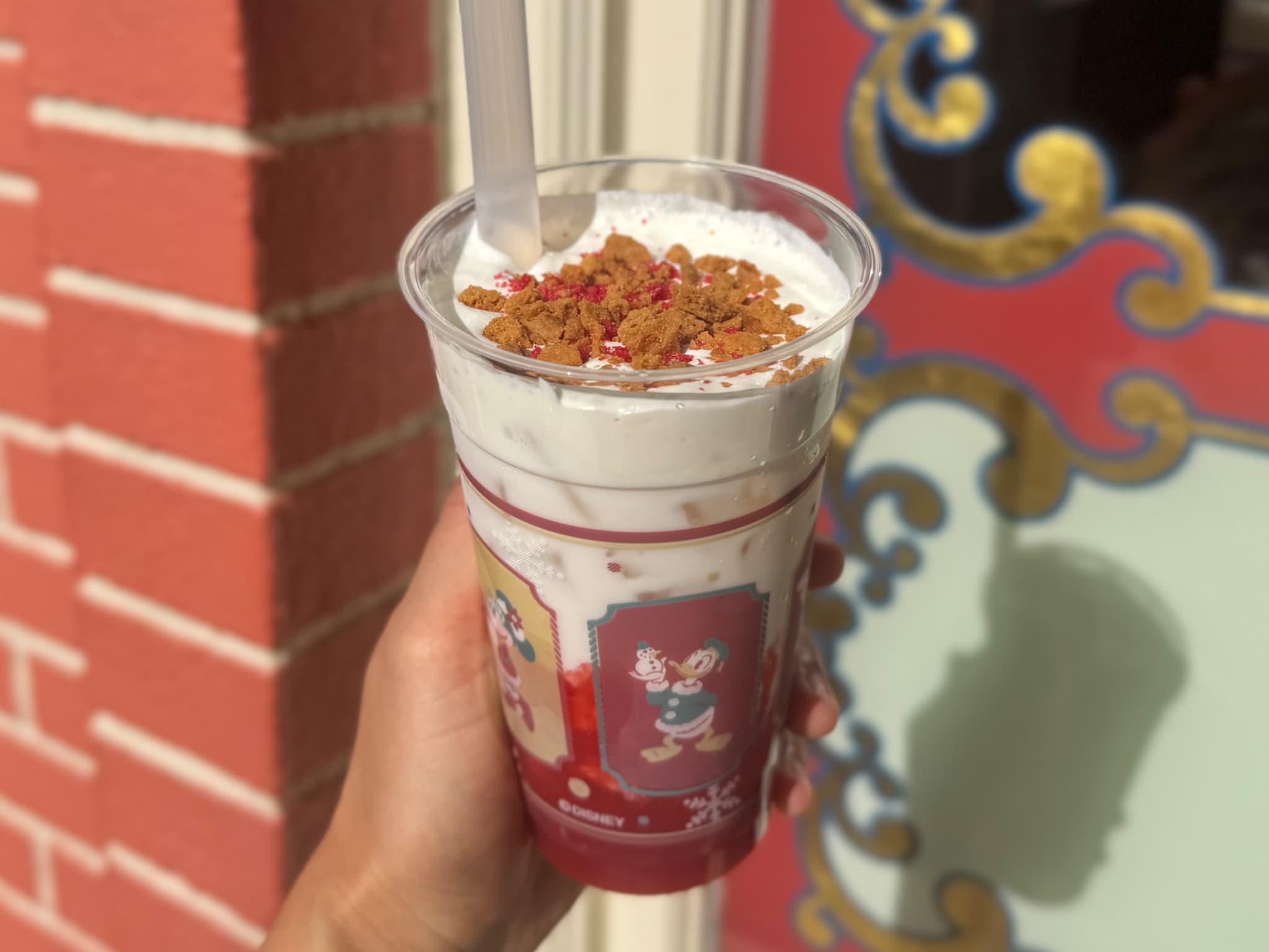 ディズニークリスマス、「スペシャルドリンク（苺ミルク）」