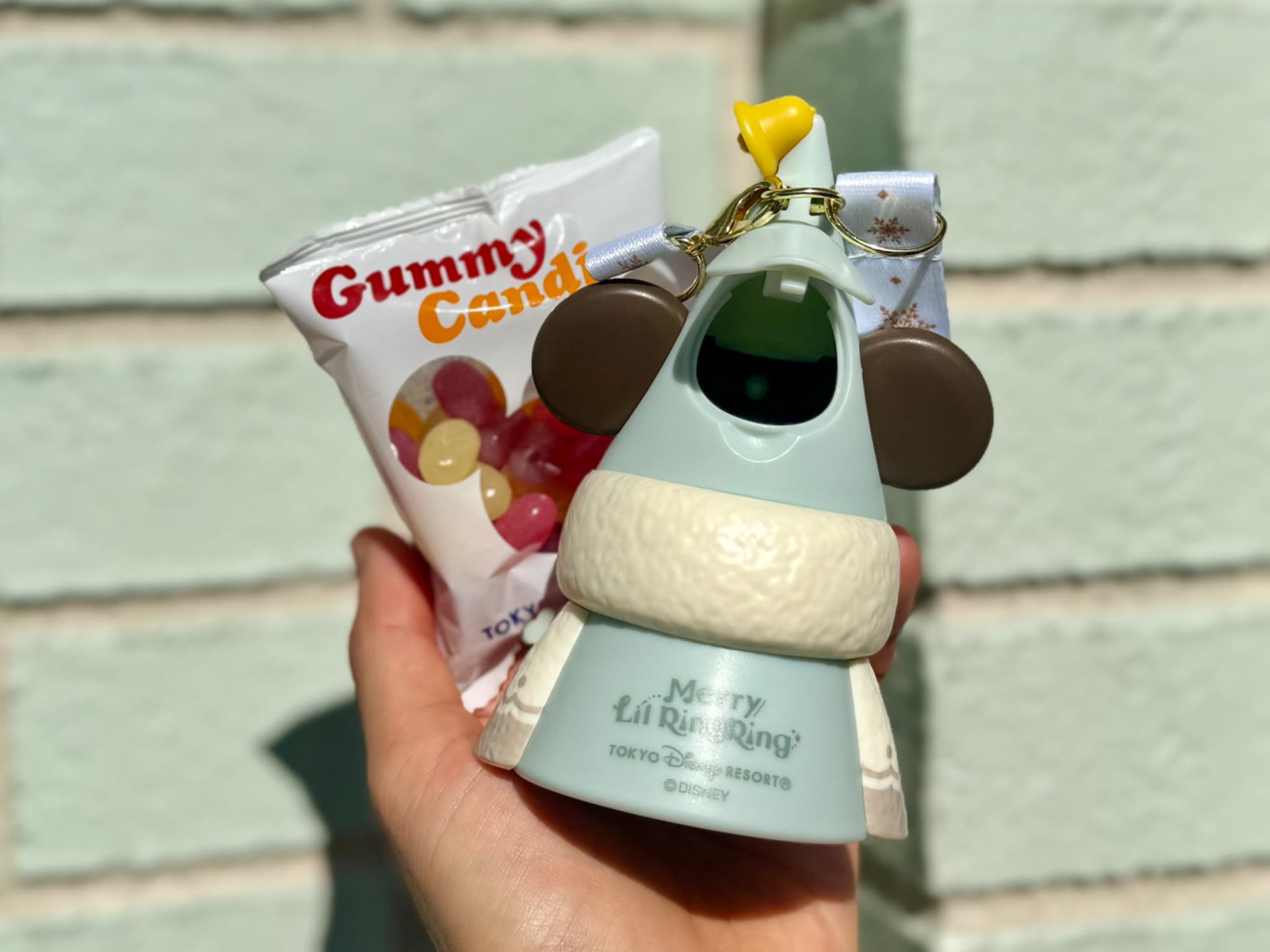 リルリンリン 水色「グミキャンディー、ミニスナックケース付き」 後