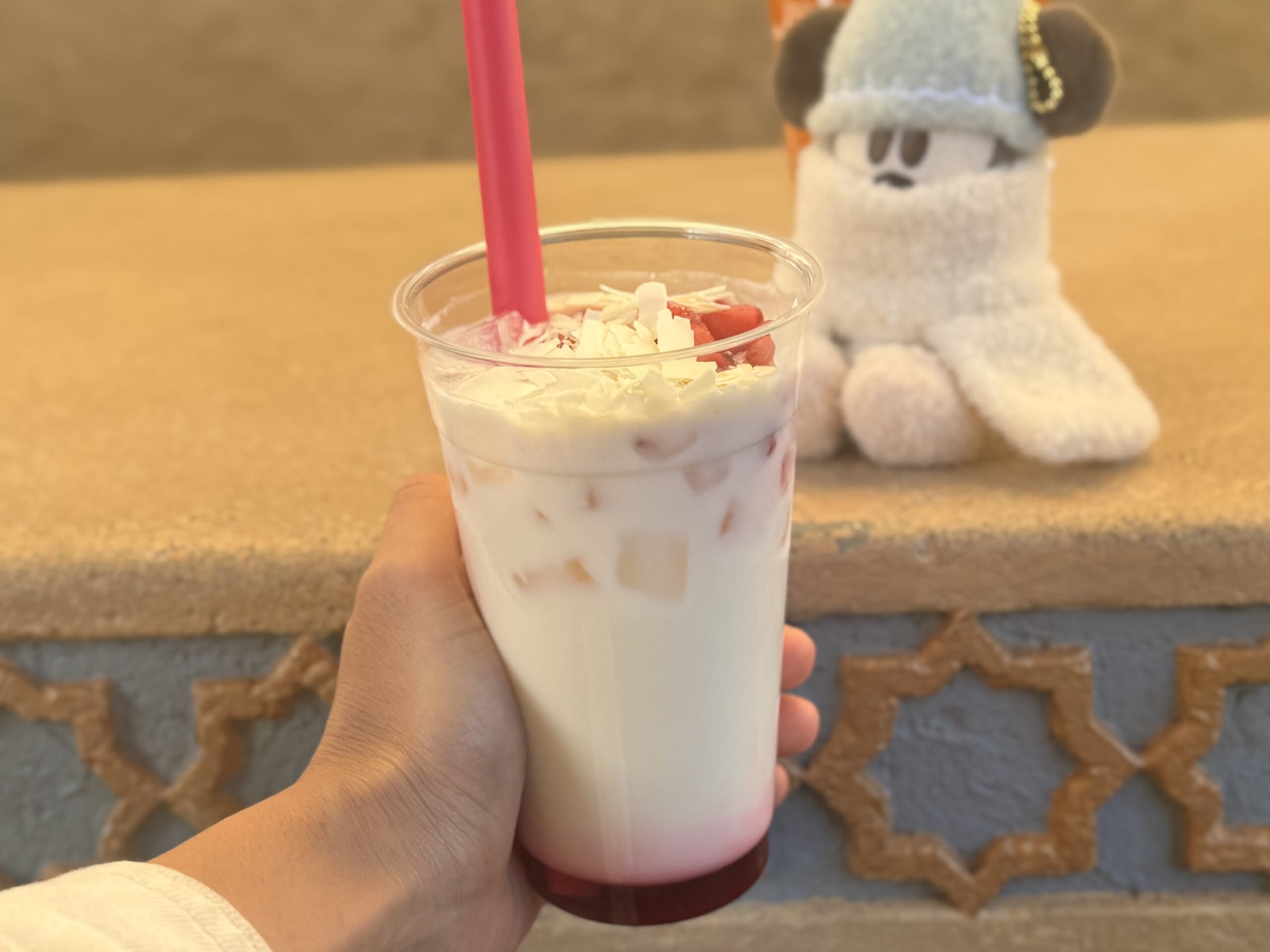 ディズニーシー　クリスマス限定ラッシー