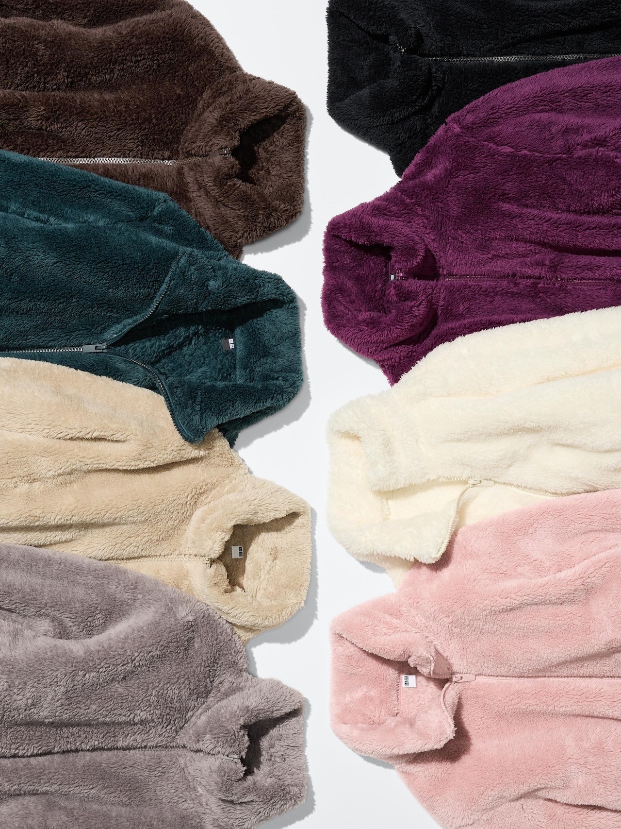 ユニクロ ファーリーフリースフルジップジャケット カラーバリエーション