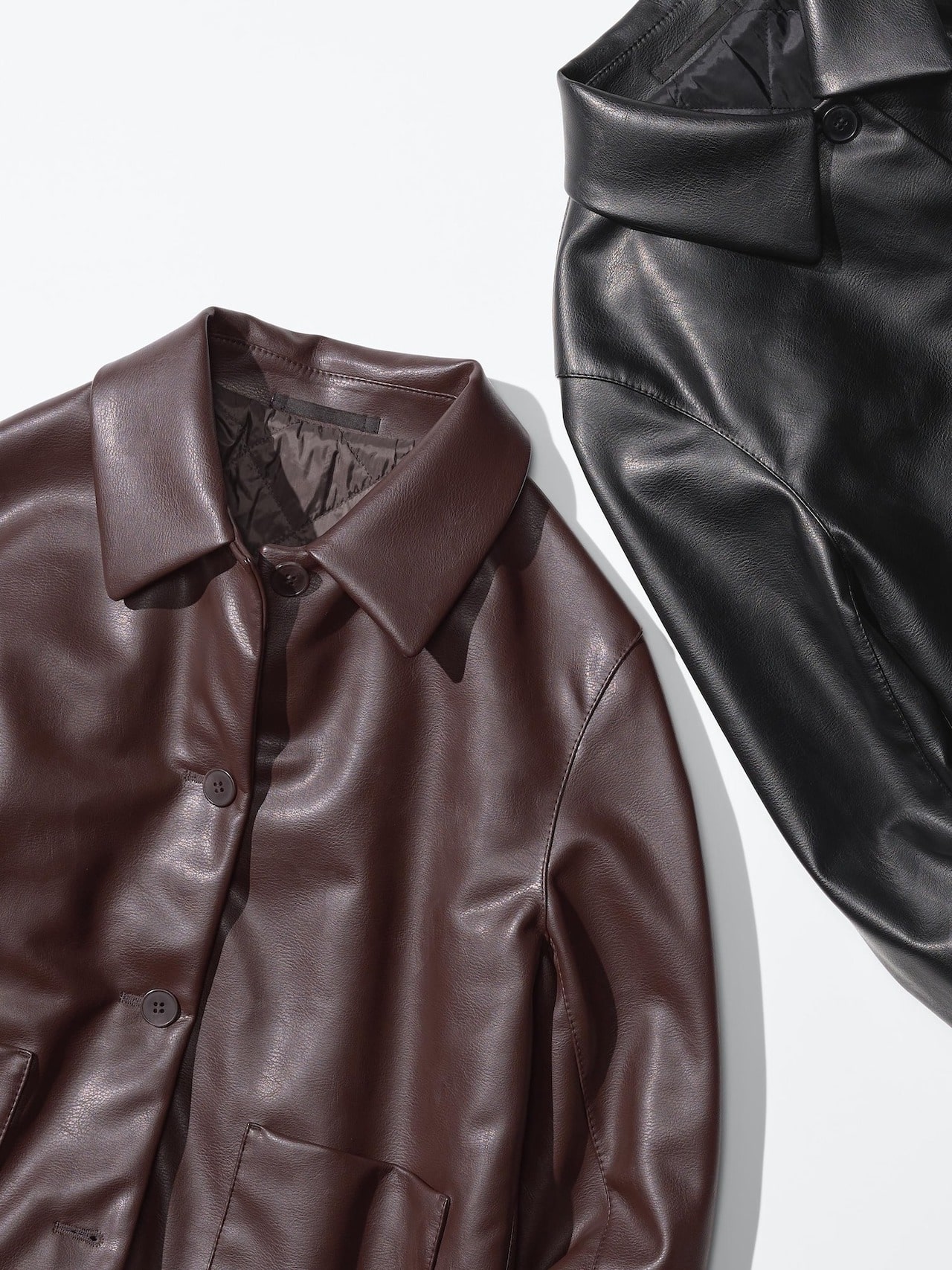 ユニクロ　コーティングショートジャケット　カラーバリエーション