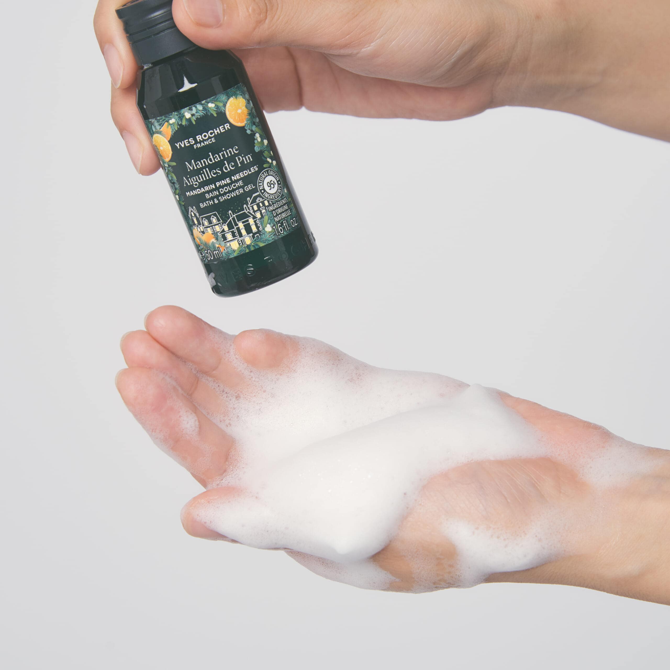 マンダリン＆パインニードルのボディウォッシュをお試し。