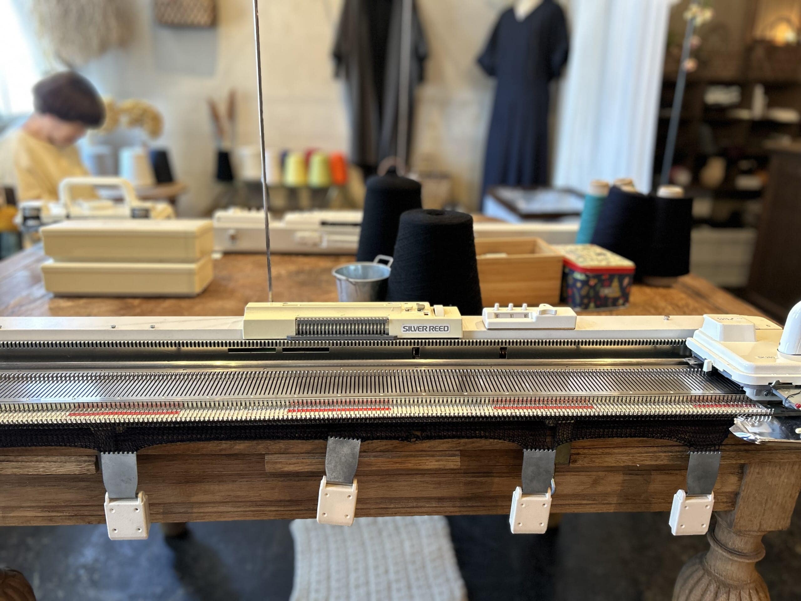 カシミア手編みスヌード編み機