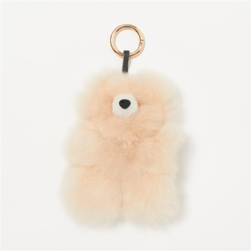 COSY（コージー） Small Bear Baby Alpaca Key ring 　ベージュ