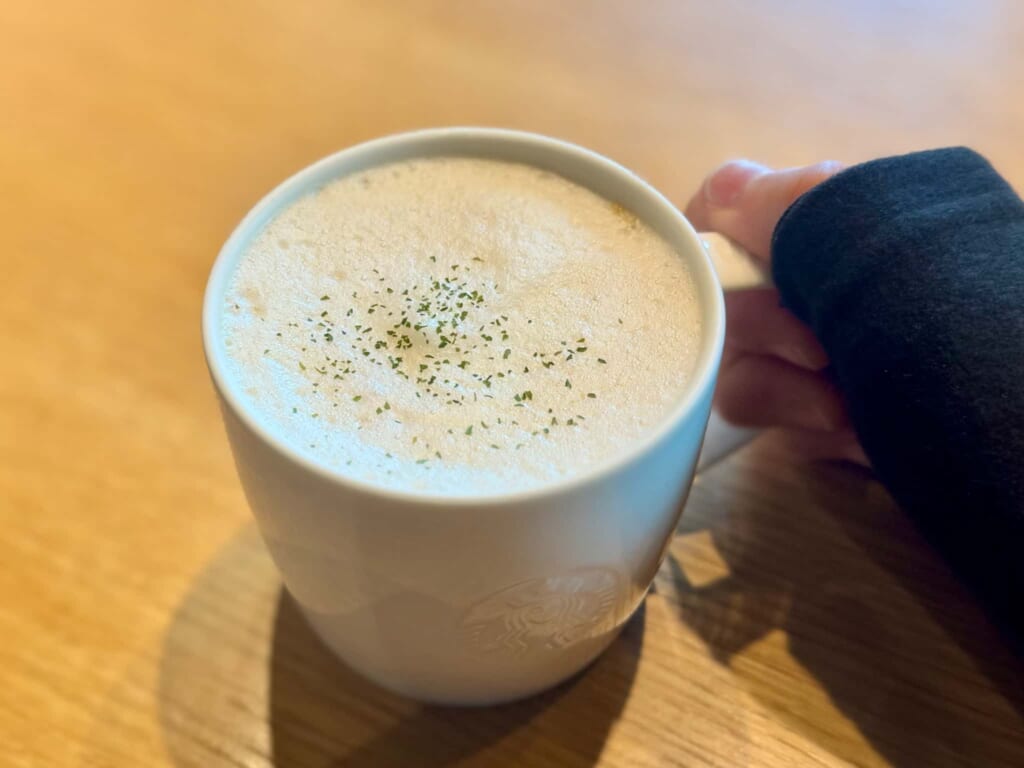 スタバ新メニュー「トリュフ スープチーノ」手持ち