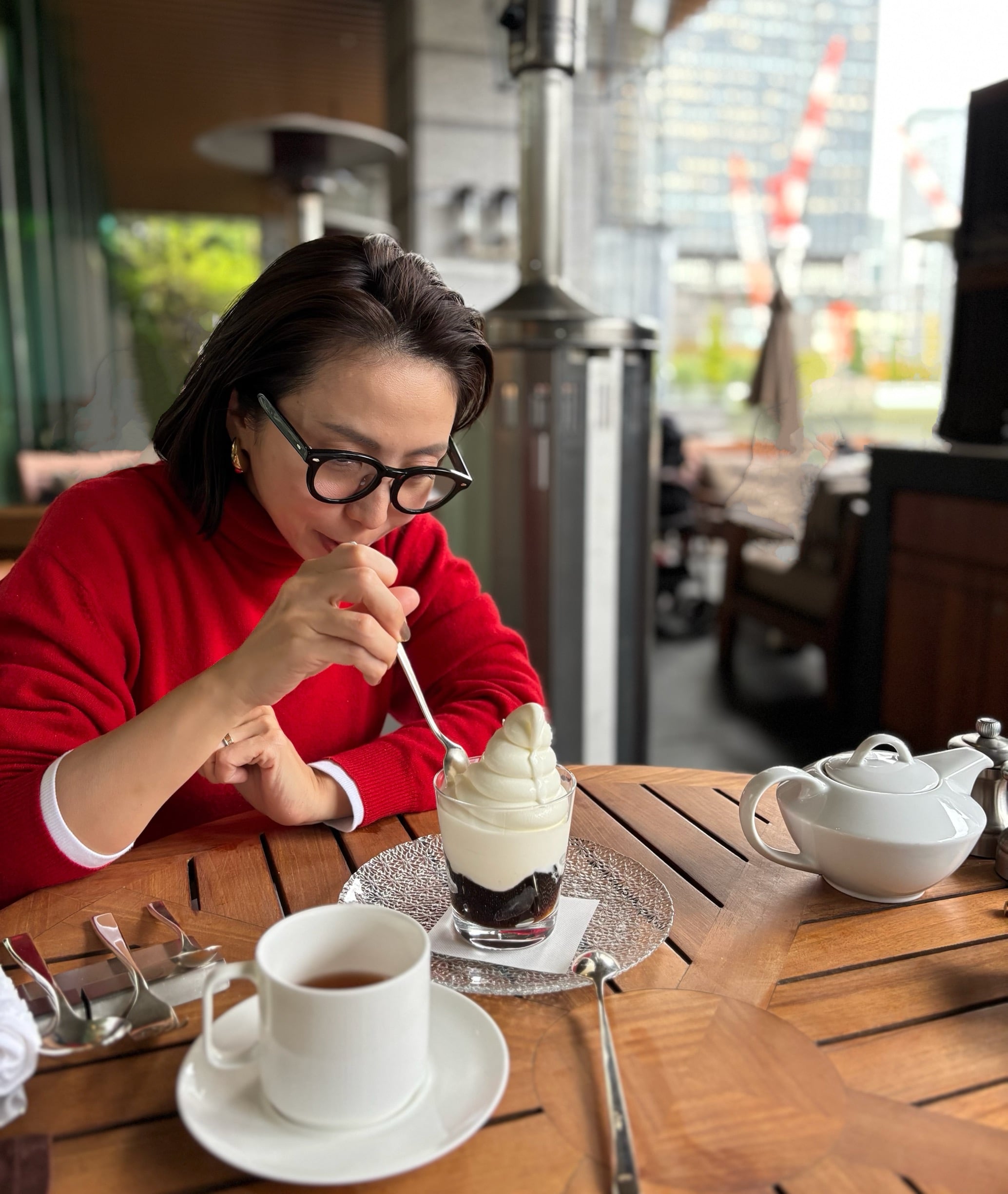 パレスホテル東京のテラス席