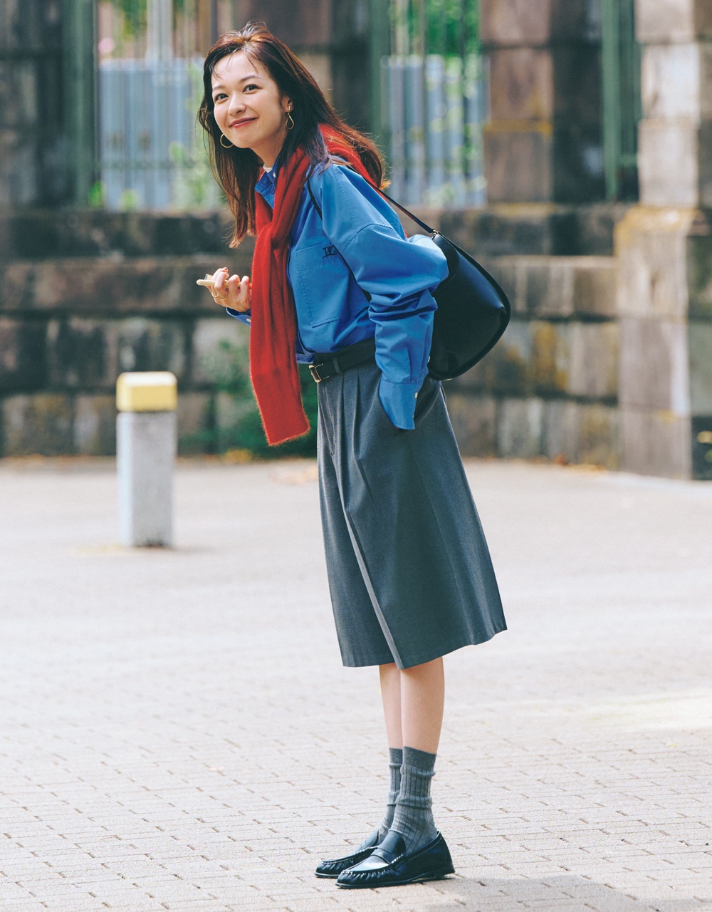 【GU（ジーユー）】のハーフパンツコーデで子どもの授業参観へ！森絵梨佳さん