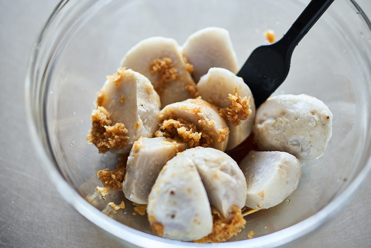 榎本美沙さん　里芋のお醤油唐揚げ