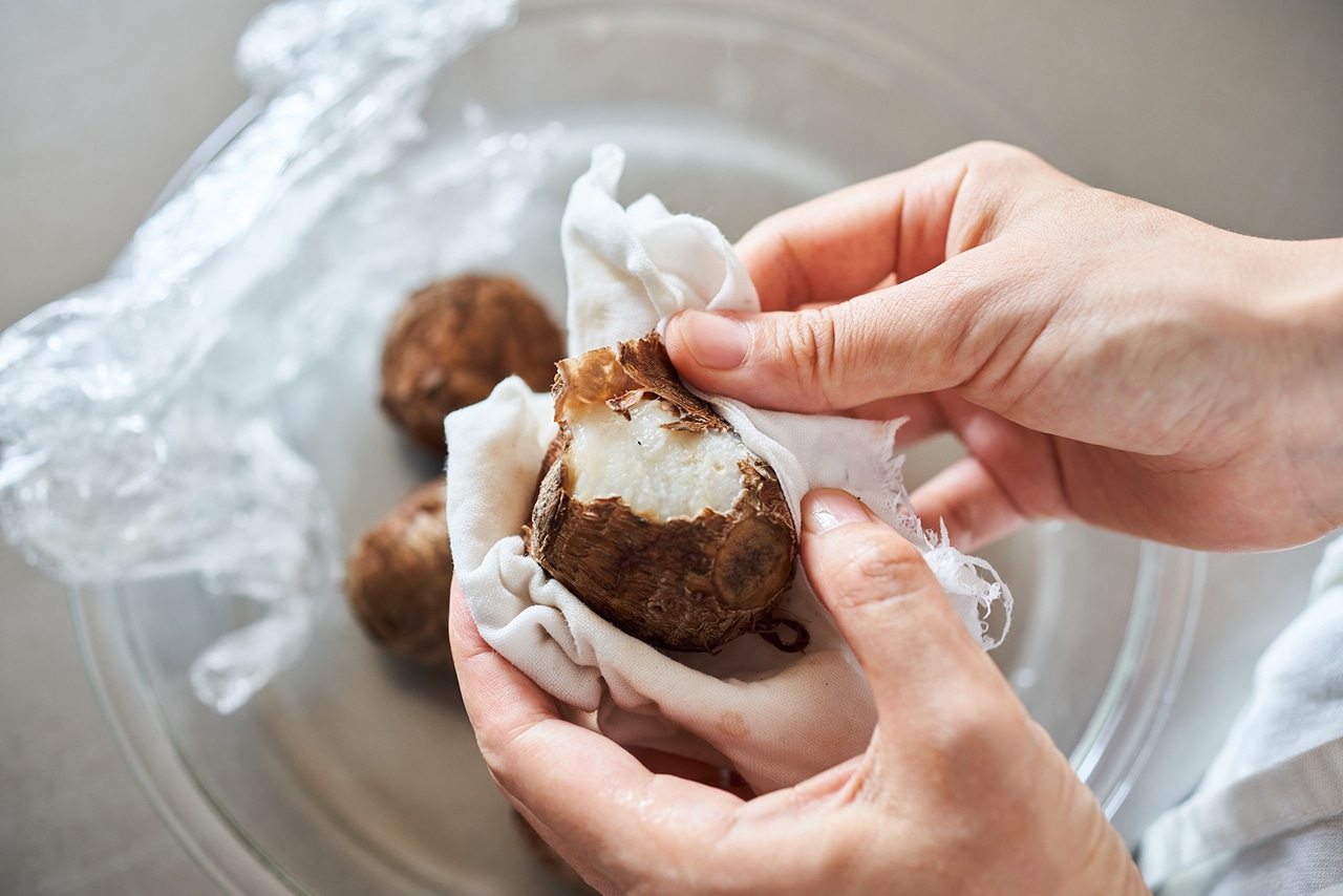 榎本美沙さん　里芋のお醤油唐揚げ