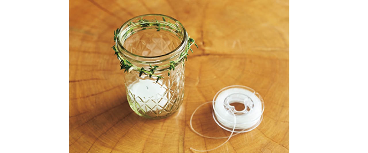 キャンドルにもひと工夫