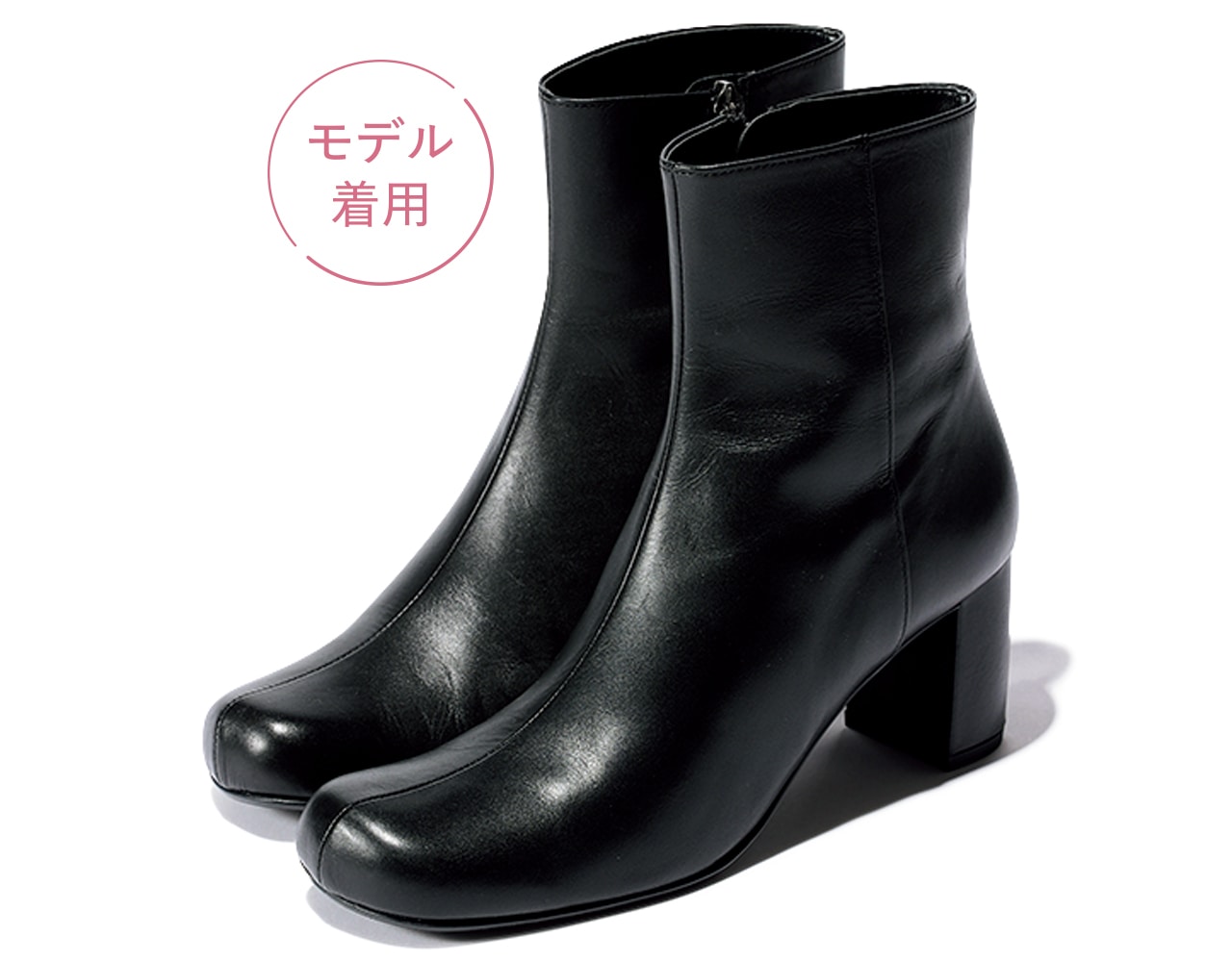 【DIANA(ダイアナ)】の黒ショートブーツ ¥25850