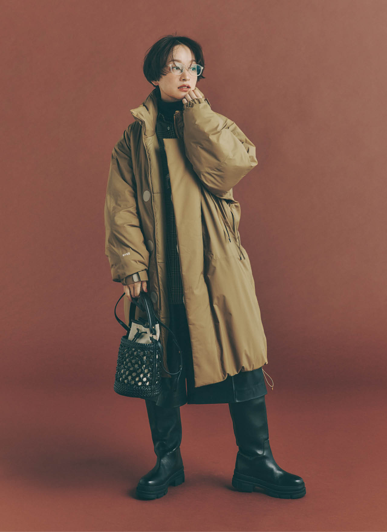 高山 都さんとHYKE［ ハイク ］のPERTEX® PUFF PARKA