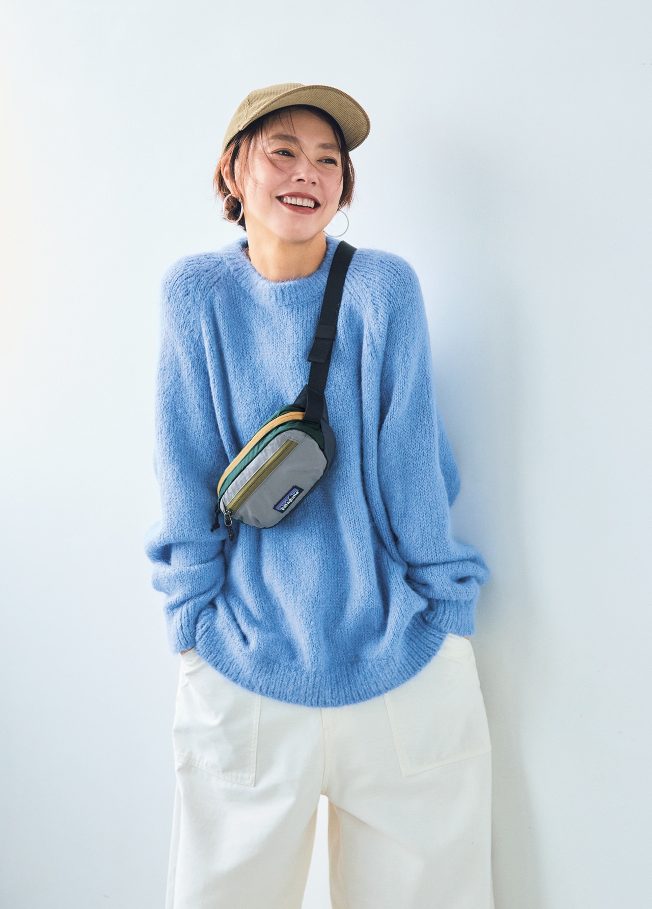 浅見れいなさんのpatagonia（パタゴニア）【洗える】【ポケッタブル】Terravia Mini Hip Packのコーデ