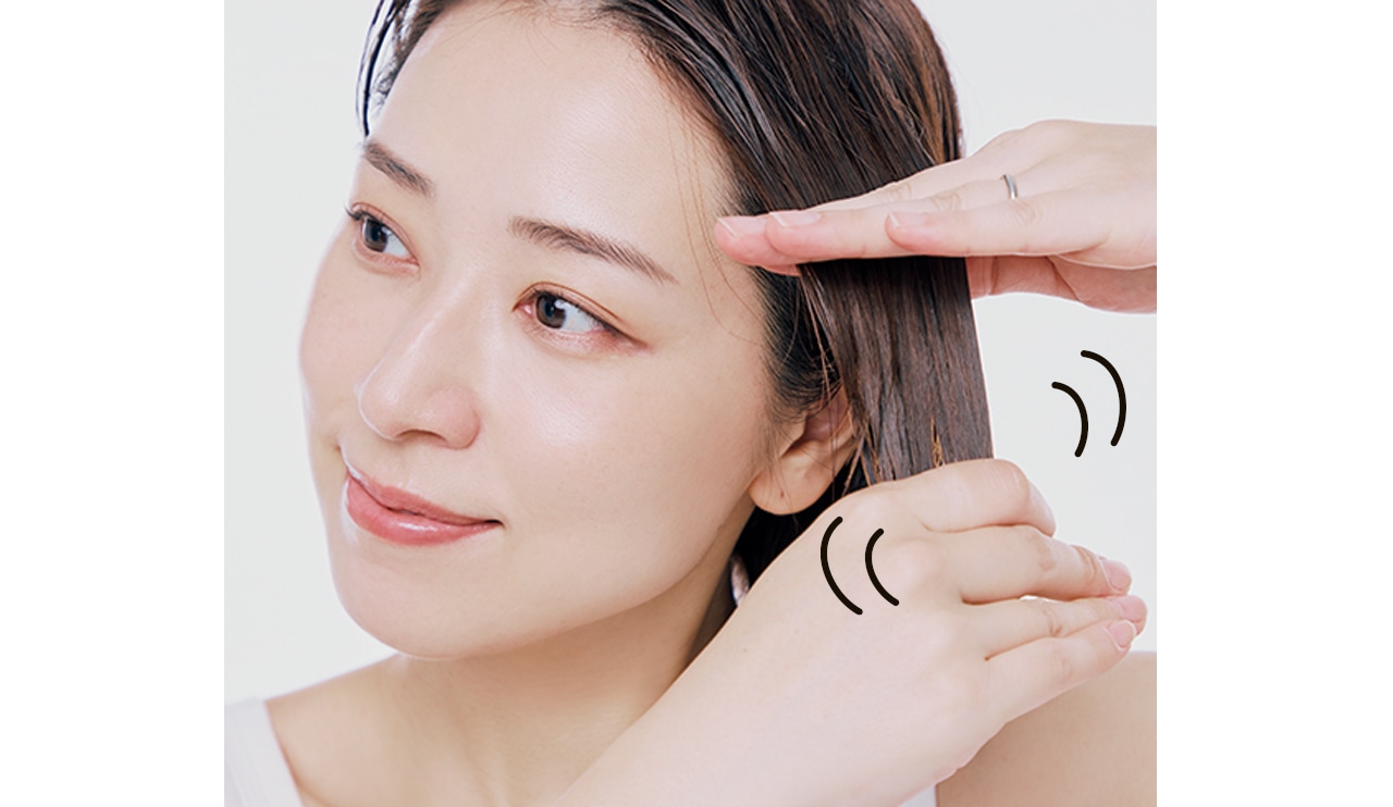 トリートメントのコツは? 1束ずつぎゅっと入れ込むテクを