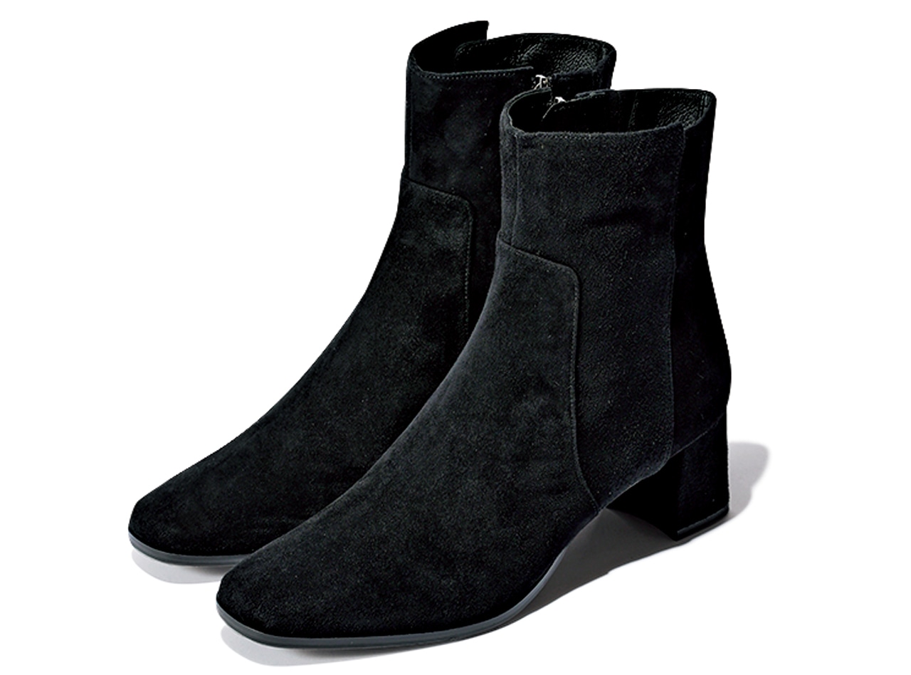 【MACKINTOSH LONDON(マッキントッシュ ロンドン)】の黒ショートブーツ ¥34980