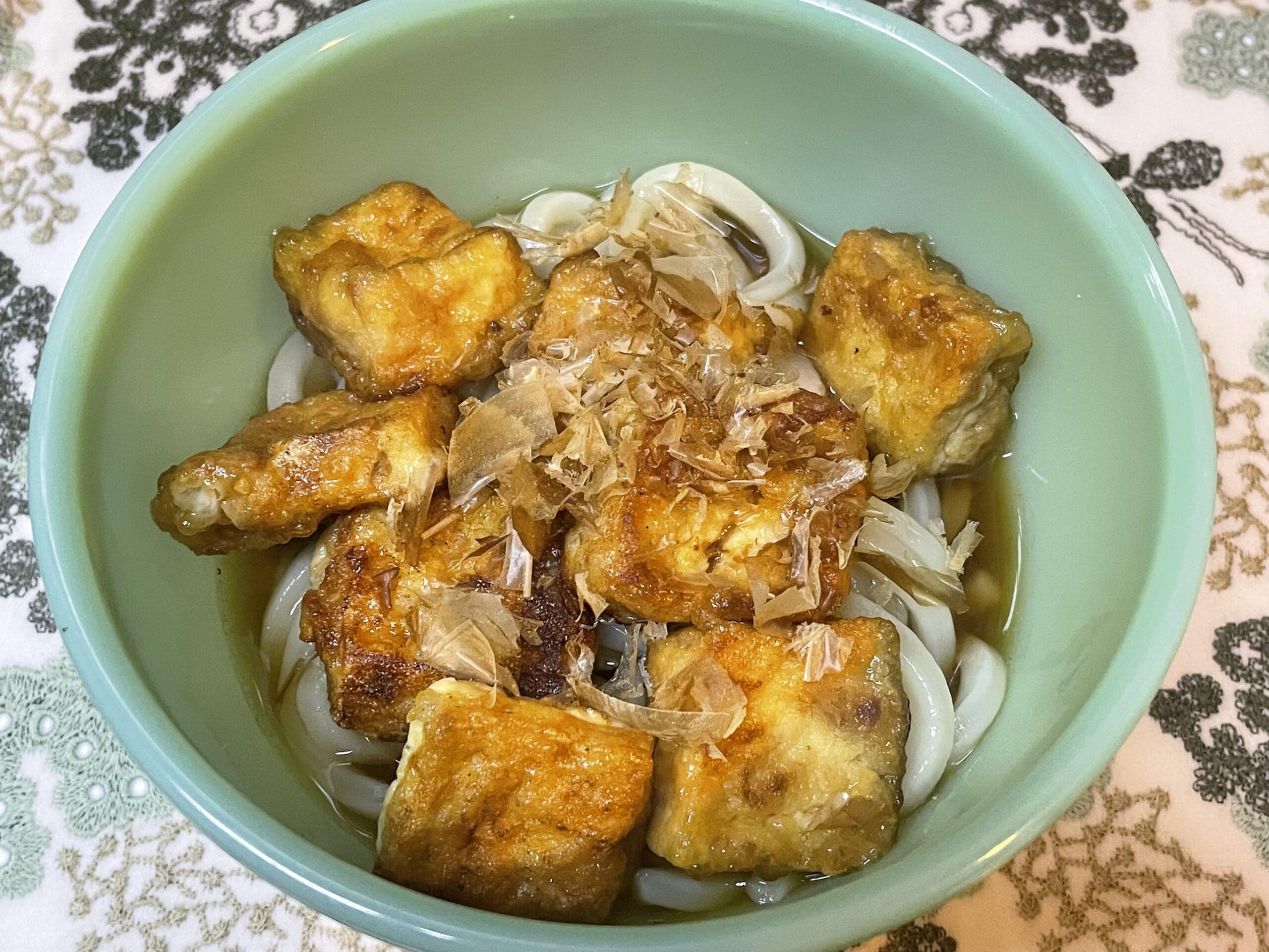 コウケンテツさんのレシピ「揚げ出し風豆腐うどん」を40代主婦が作ってみた写真1