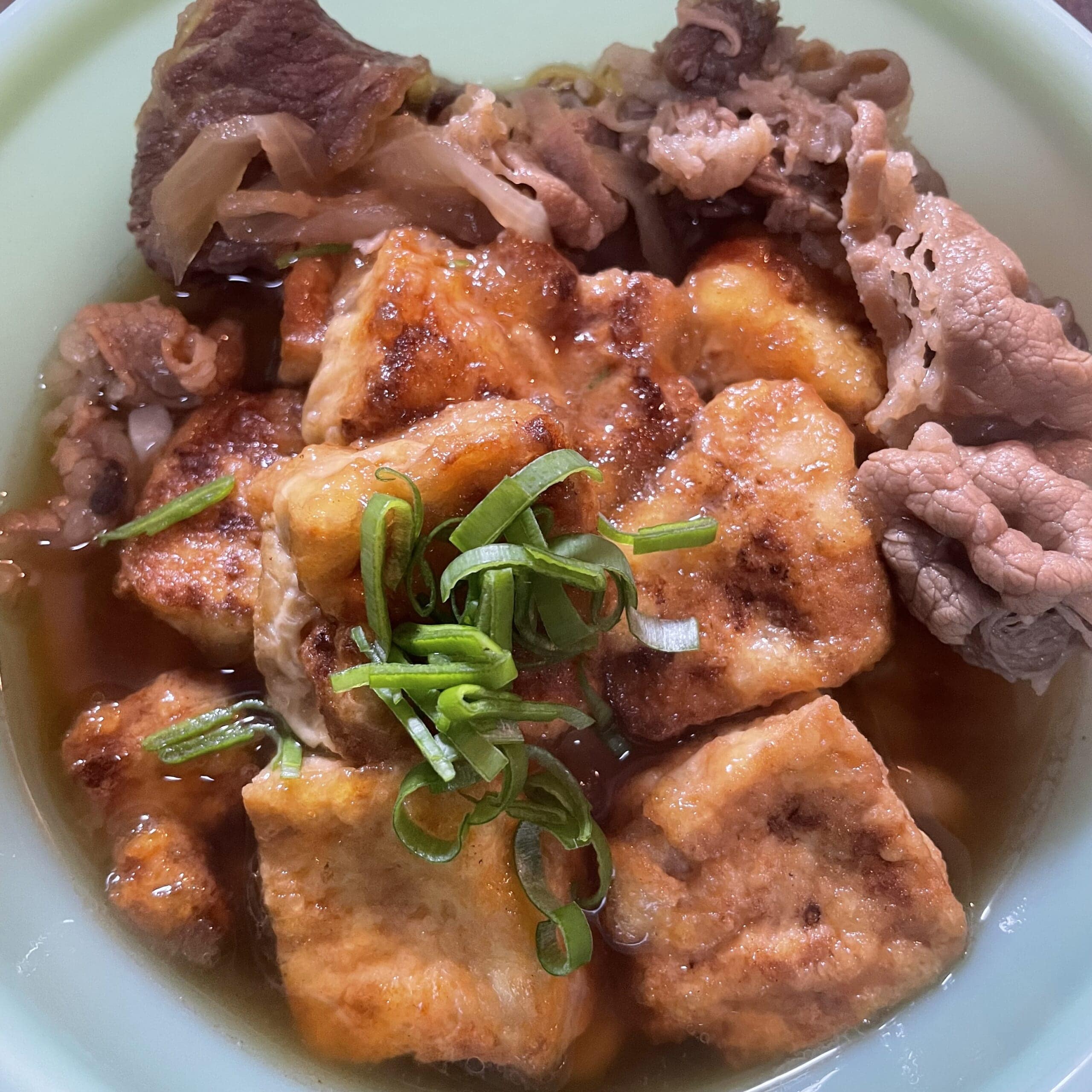 コウケンテツさんのレシピ「揚げ出し風豆腐うどん」を40代主婦が作ってみた写真2