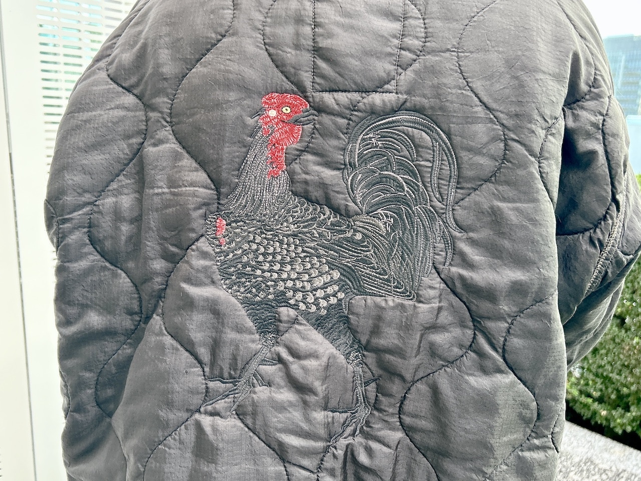 古着のキルティングジャケット