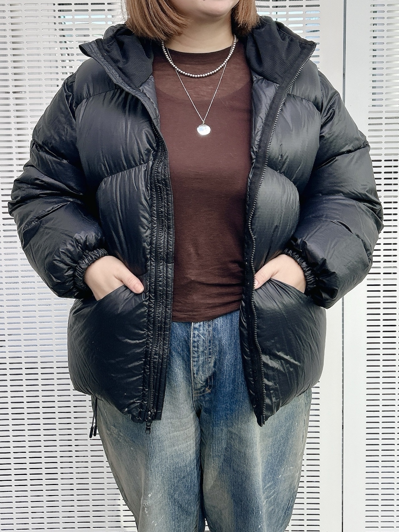 【Rocky Mountain Featherbed（ロッキーマウンテン フェザーベッド）】Nice Stuffin Jacket　着用コーデ