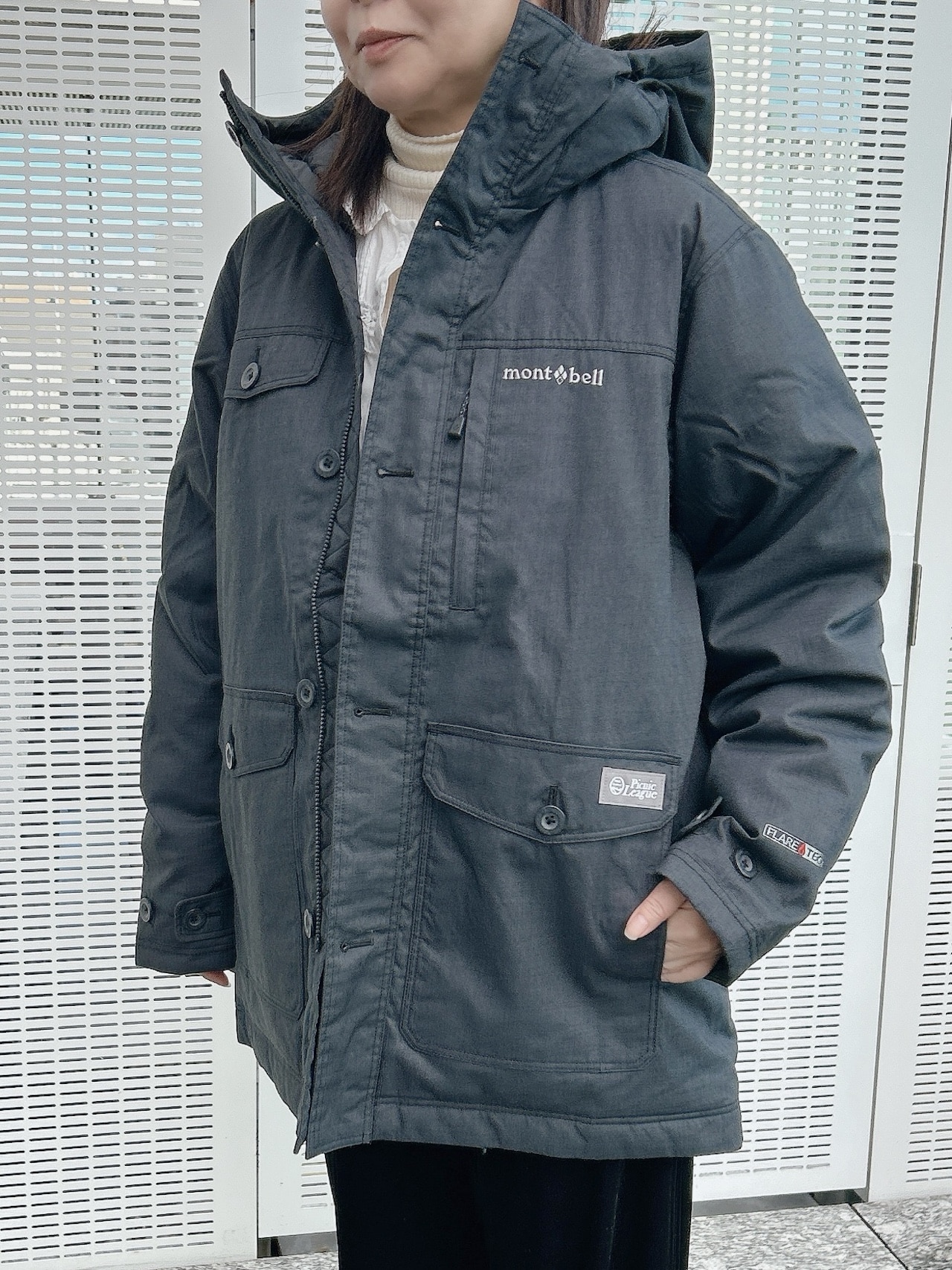 【mont-bell（モンベル）】フエゴカントリーダウンパーカ　着用コーデ