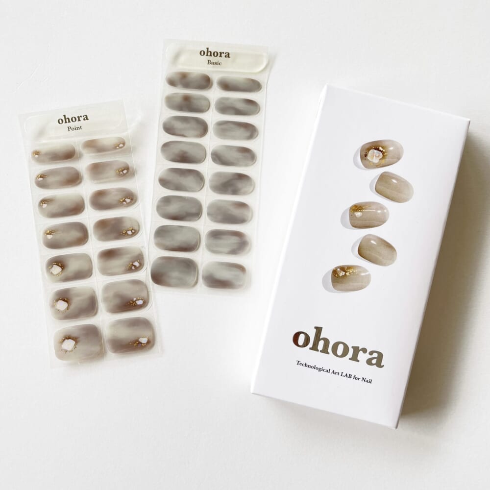 オホーラ シールネイル グレージュ