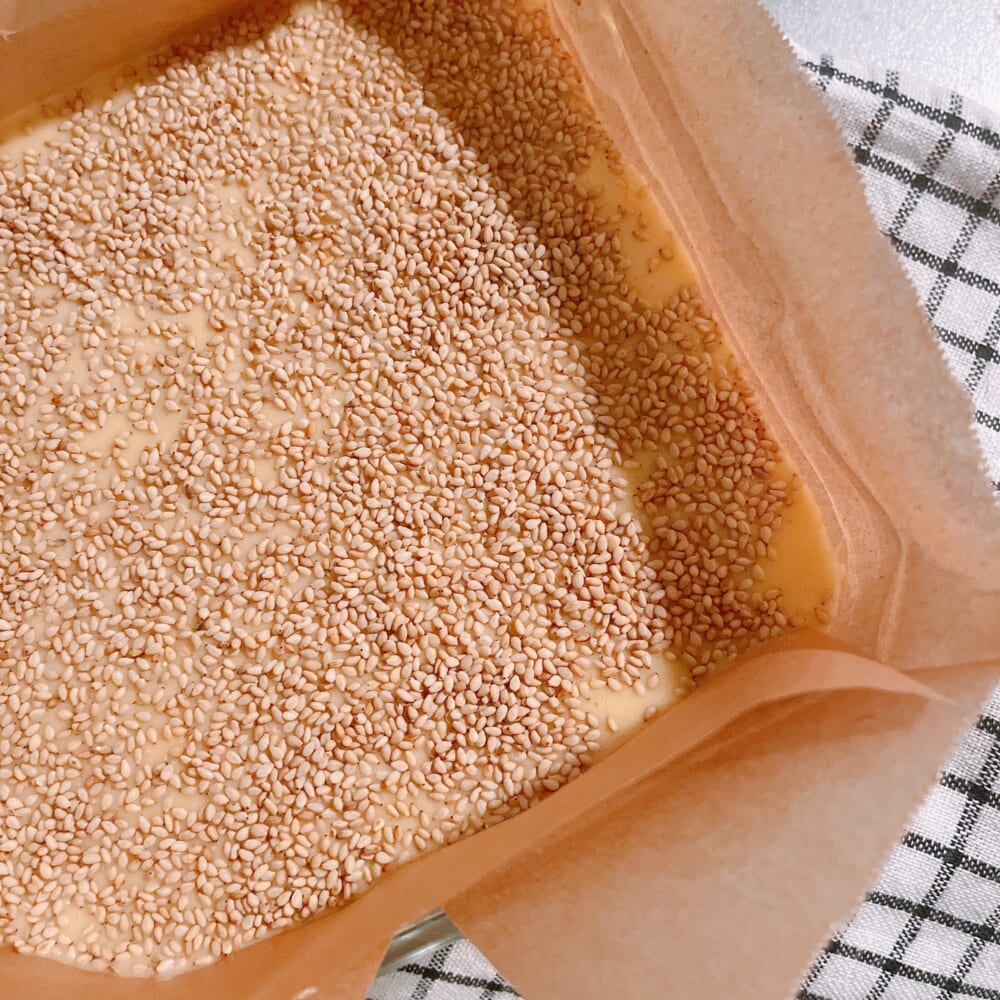 LEEレシピ　ごまはちみつケーキ