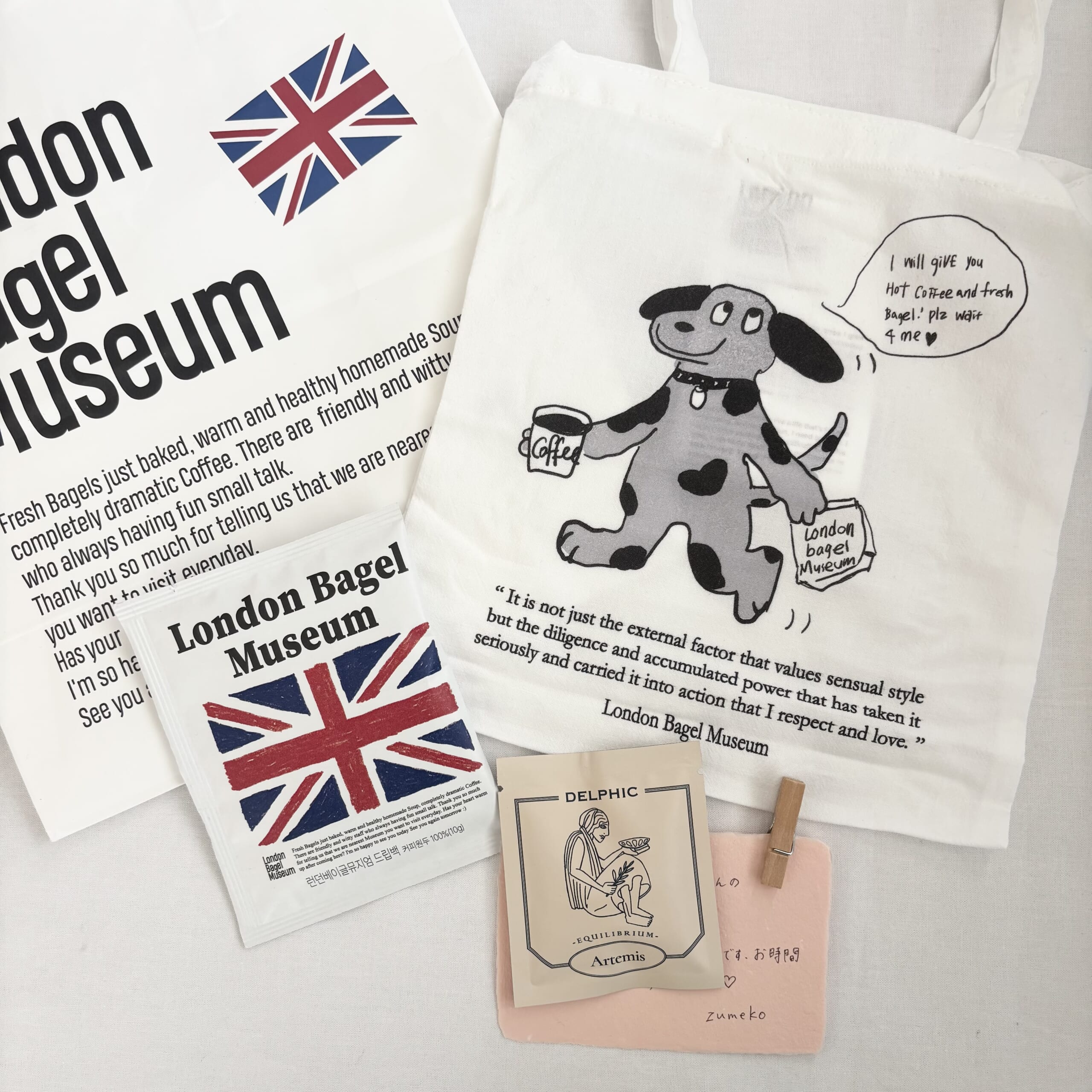 ロンドンベーグルミュージアム　エコバッグ