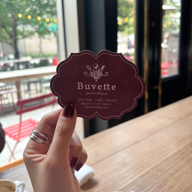 東京ミッドタウン日比谷にあるBuvette（ブヴェット）のペーパーアイテムの写真