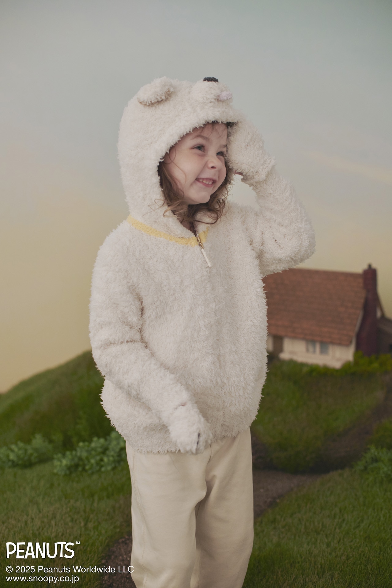 【PEANUTS PUPPIES】【KIDS】アンディパーカ 女の子着用
