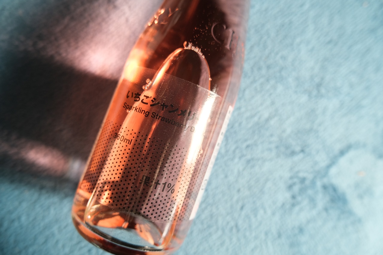 【無印良品】いちごシャンメリー使用シーン