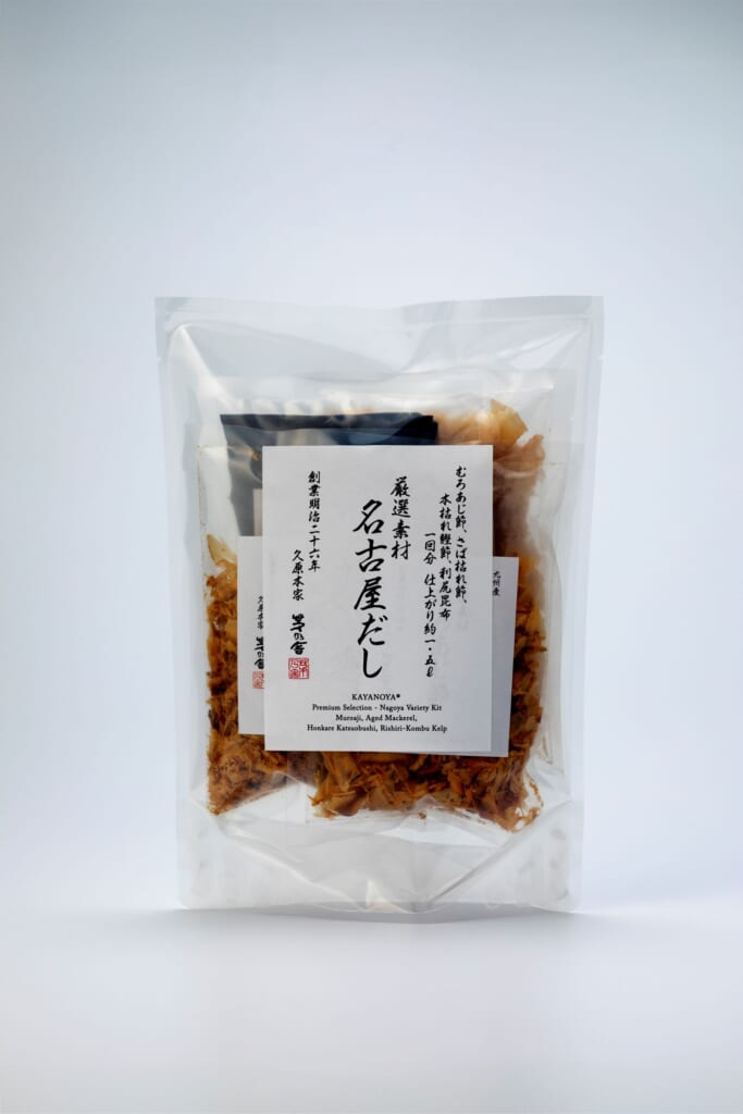 東京・能登・京都・名古屋・博多の5つの地域の特色あるだし(乾物)素材を組み合わせた「茅乃舎 厳選素材 地域だしのキット」名古屋だし