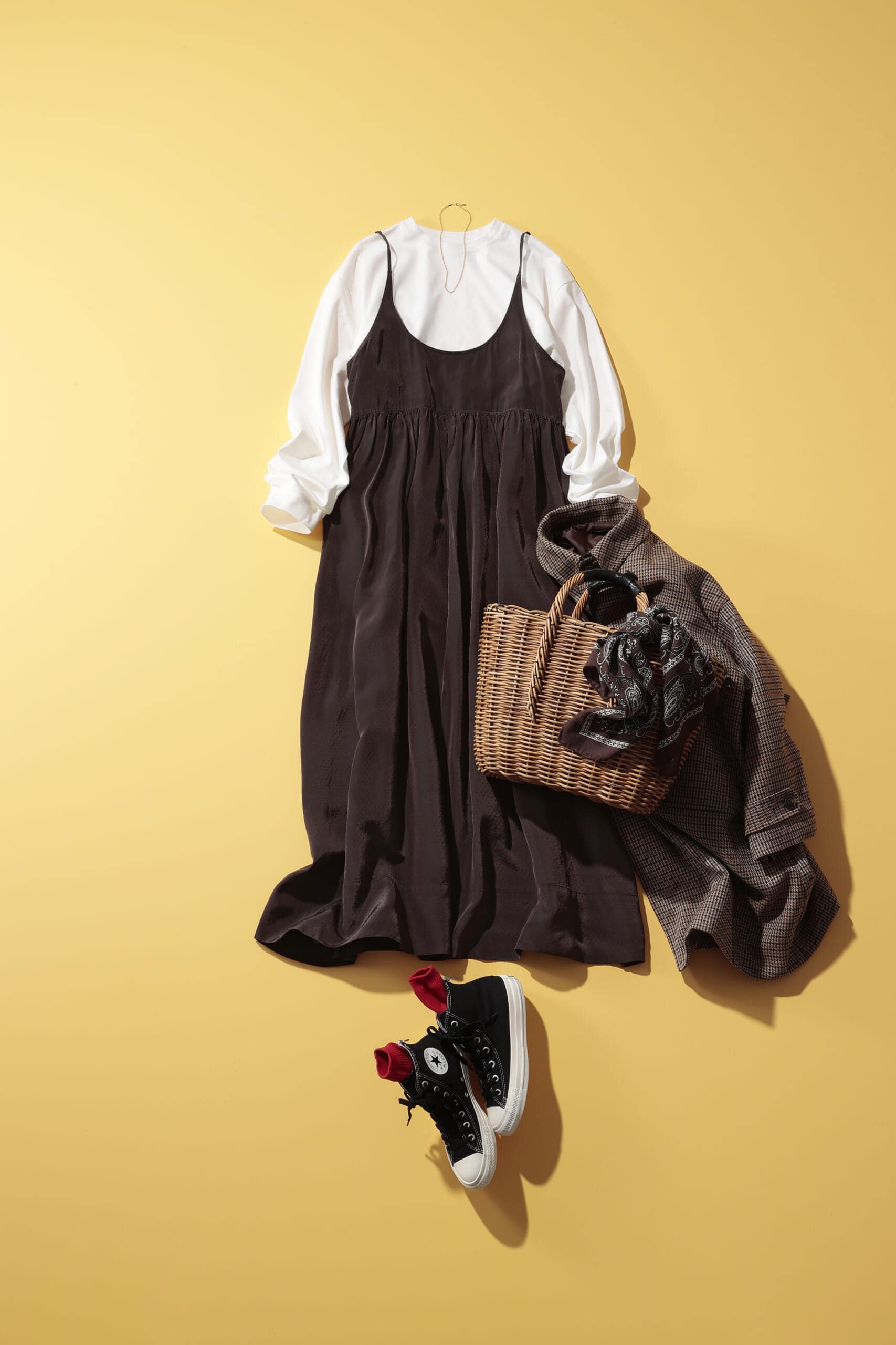 スニーカーのコーディネートをスタイリストが指南 LEEマルシェ converse