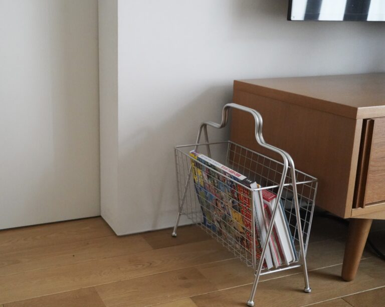 DULTON「マガジン ラック アイアン」子どもの絵本や図鑑を入れたところ