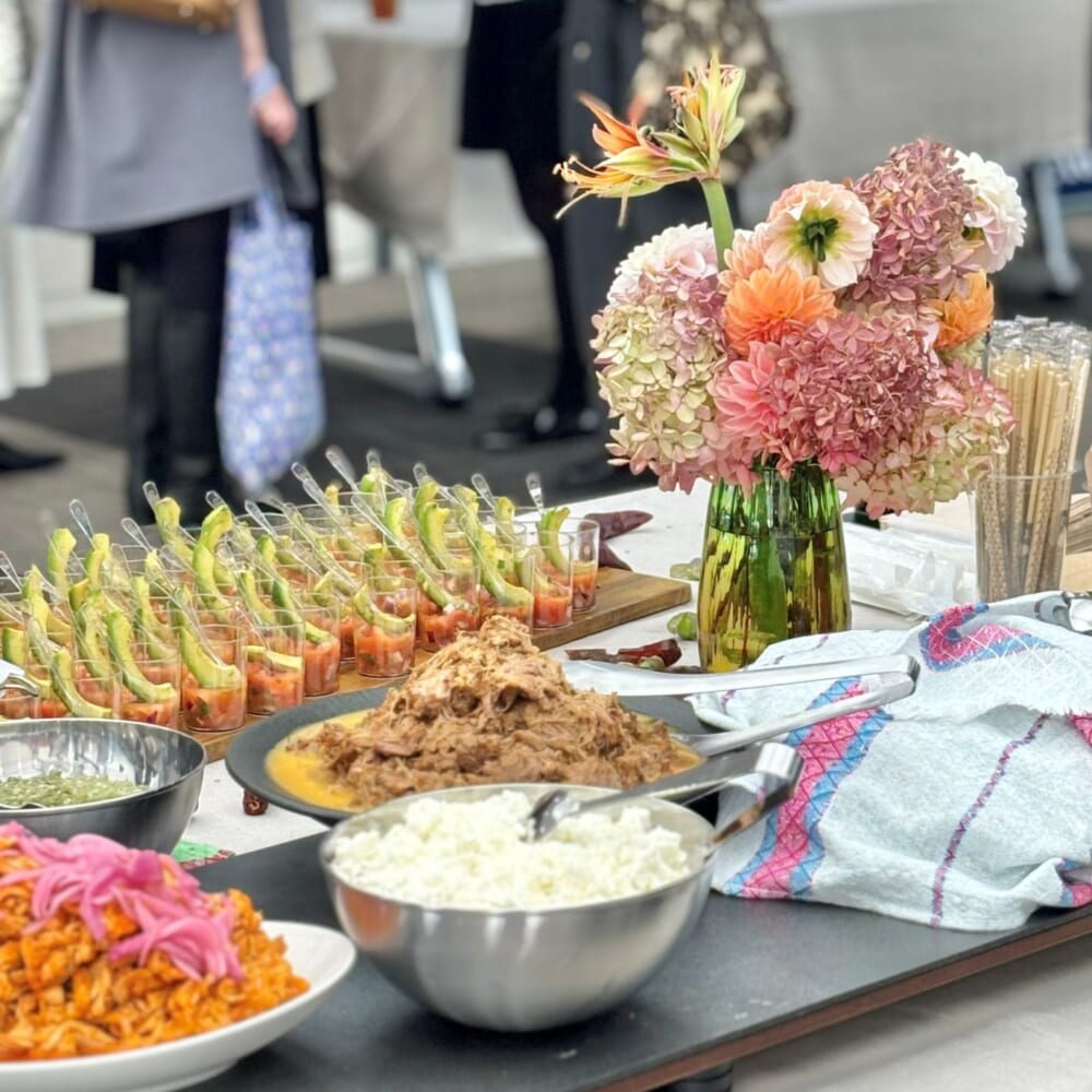 LEEパーティー お花 ケータリング