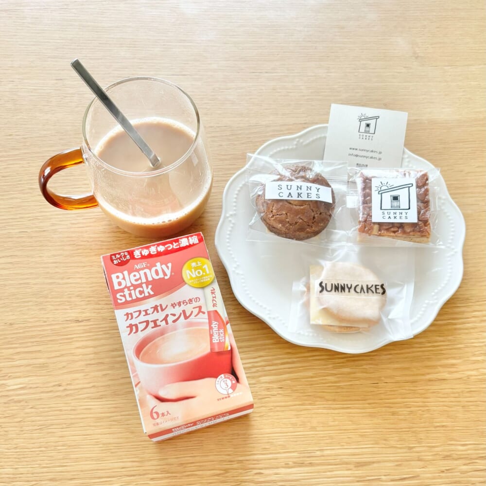 LEEパーティーのお土産　ブレンディスティック　焼き菓子