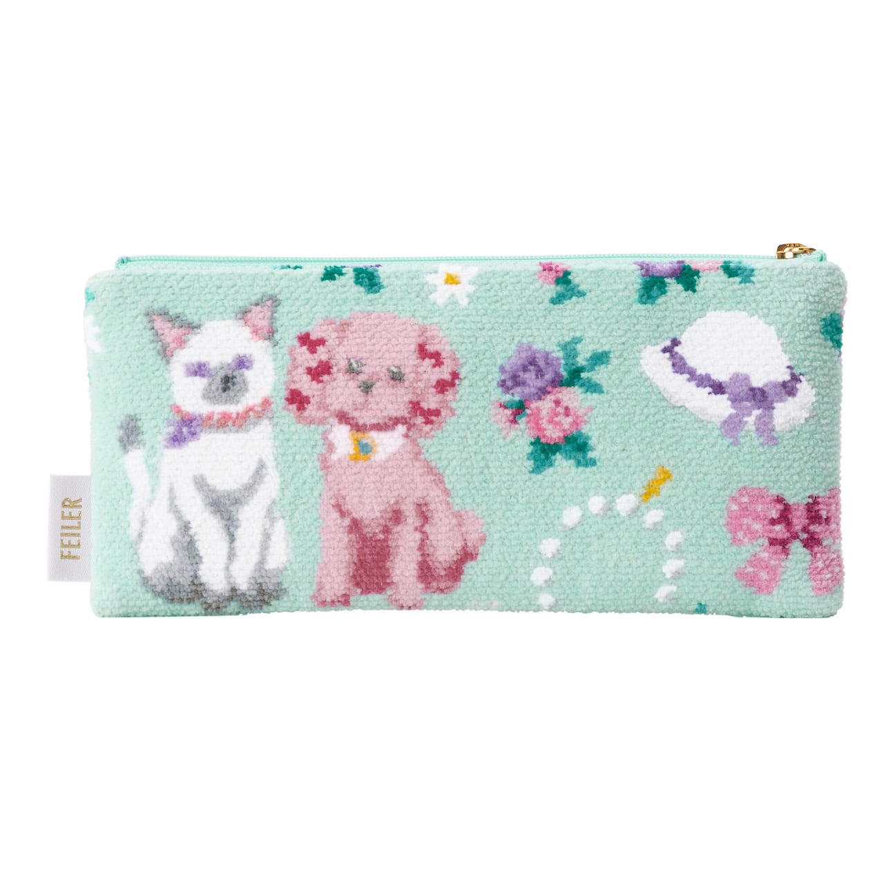 フェイラー×グリローズ コラボフラットポーチ（￥7150）