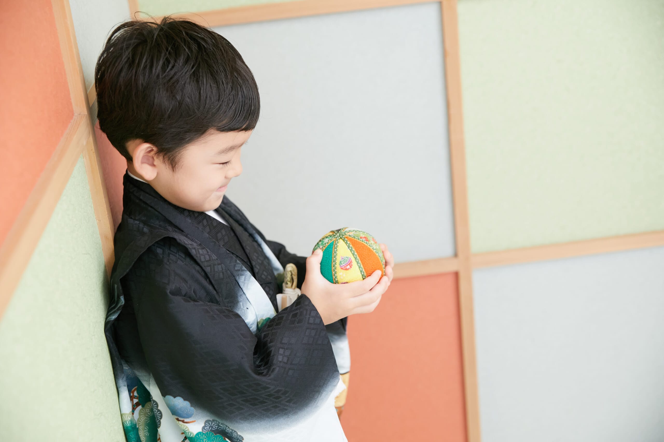 七五三の男の子