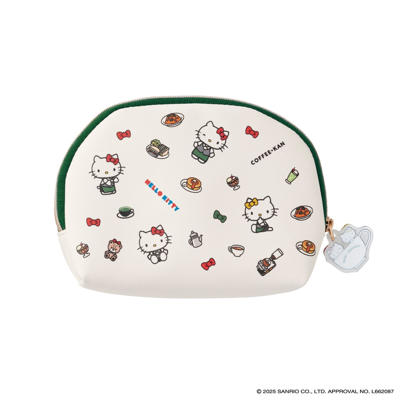 「ハローキティ×珈琲館 ハッピーバッグ2026」中身・ポーチ裏